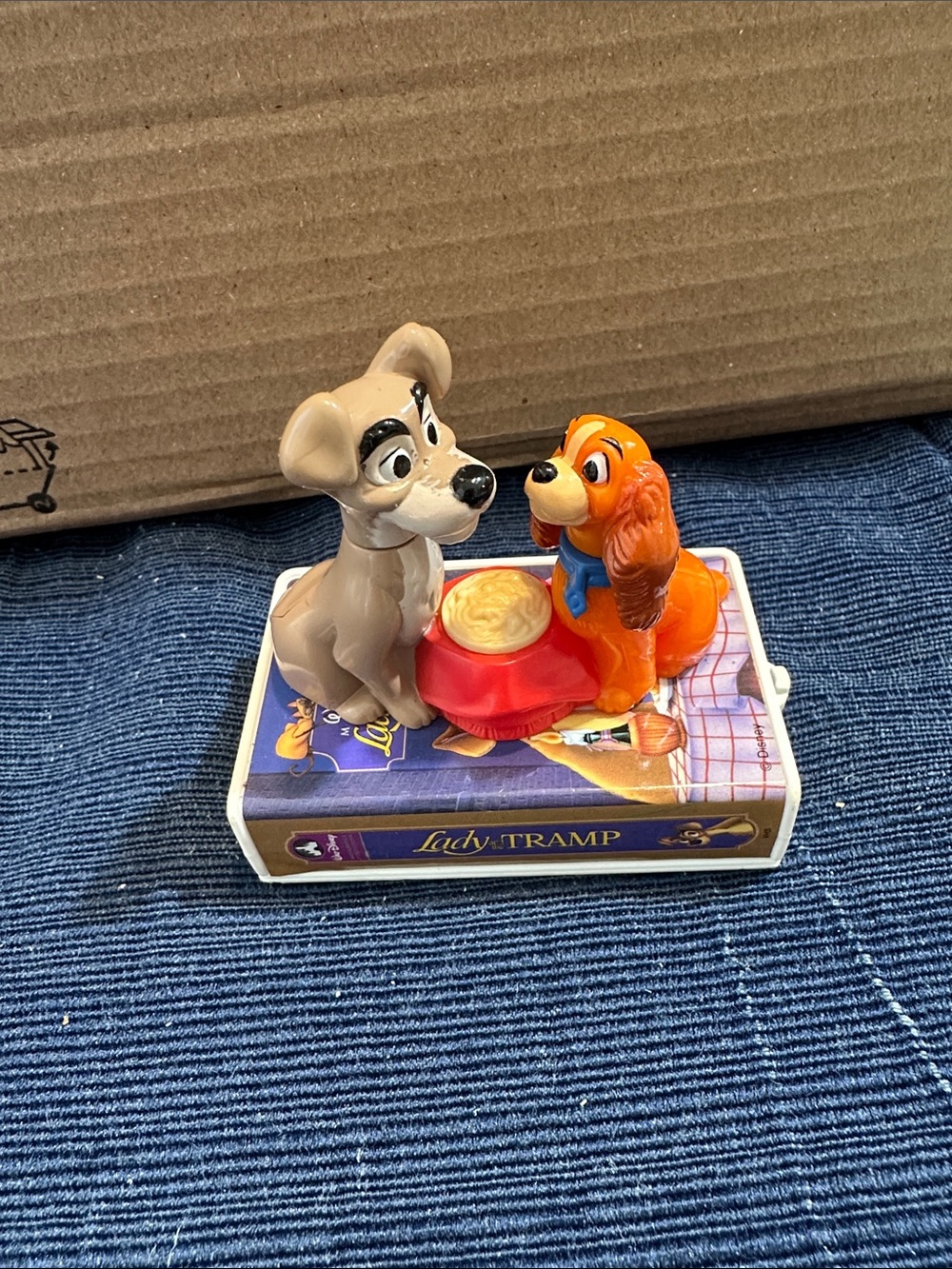 Vintage Disney’s Lady and the Tramp mobile figurine (1998)